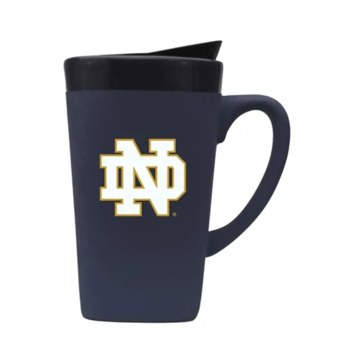 Tasse de voyage en céramique 16 oz Notre Dame Fighting Irish