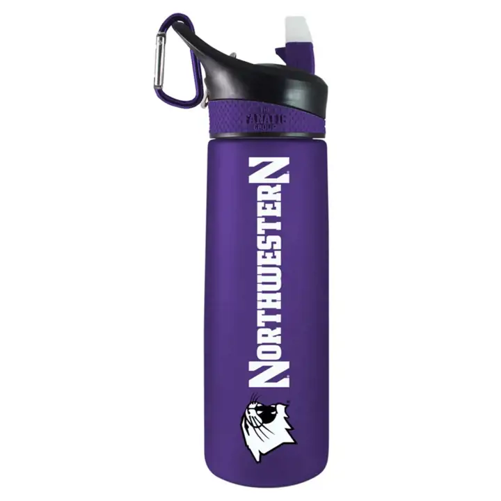Bouteille de sport Tritan givrée de 24 oz Northwestern Wildcats