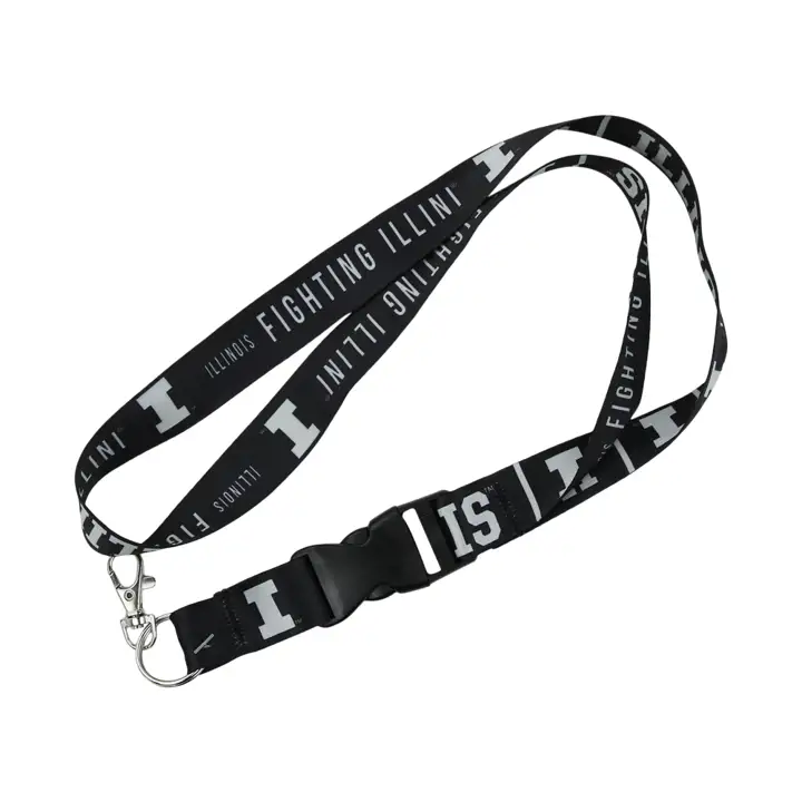 Cordon d'équipe noir Illinois Fighting Illini