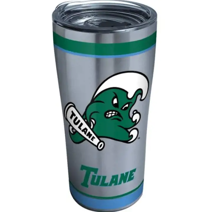Tulane Green Wave 20oz NCAA Tradition Acier inoxydable AST