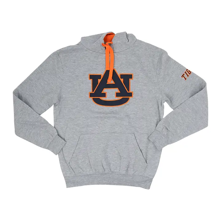 Auburn Tigers 2F NCAA sweat à capuche grand logo gris clair