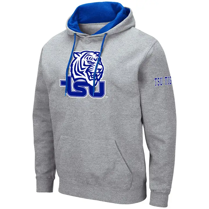 Tennessee State Tigers 2F NCAA Big Logo Hoodie gris clair