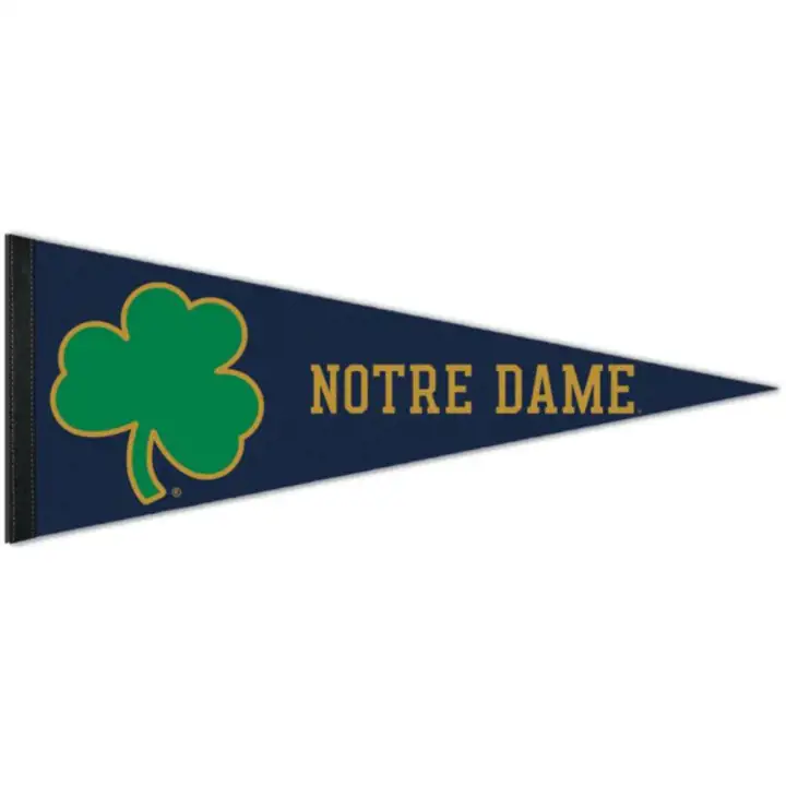 Fanions haut de gamme Notre Dame 12x30
