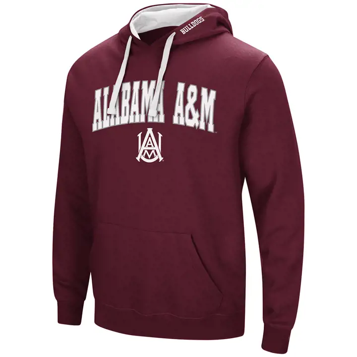 Sweat à capuche Alabama A&M Bulldogs 2F NCAA Arch & Logo homme