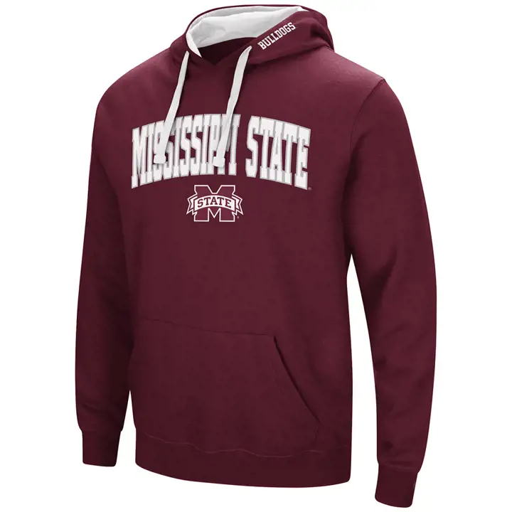 Sweat à capuche Mississippi State Bulldogs 2F NCAA avec arche et logo