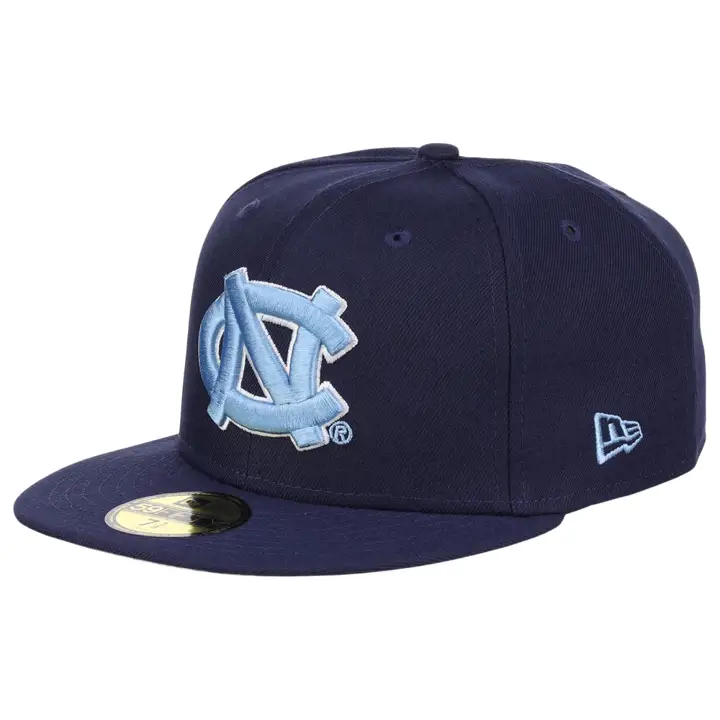 Casquette 59FIFTY NCAA AC North Carolina Tar Heels bleu marine