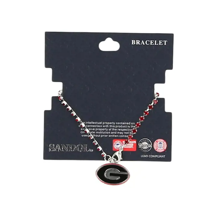 Bracelet perlé des Bulldogs de la Géorgie
