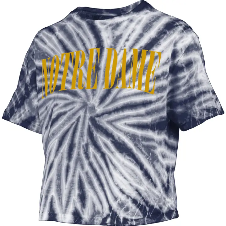 T-shirt court tie-dye femme NCAA Notre Dame Fighting Irish