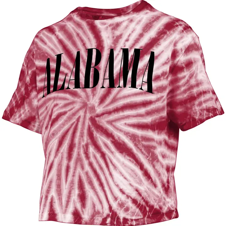 T-shirt court tie-dye femme Alabama Crimson Tide NCAA 22 CR