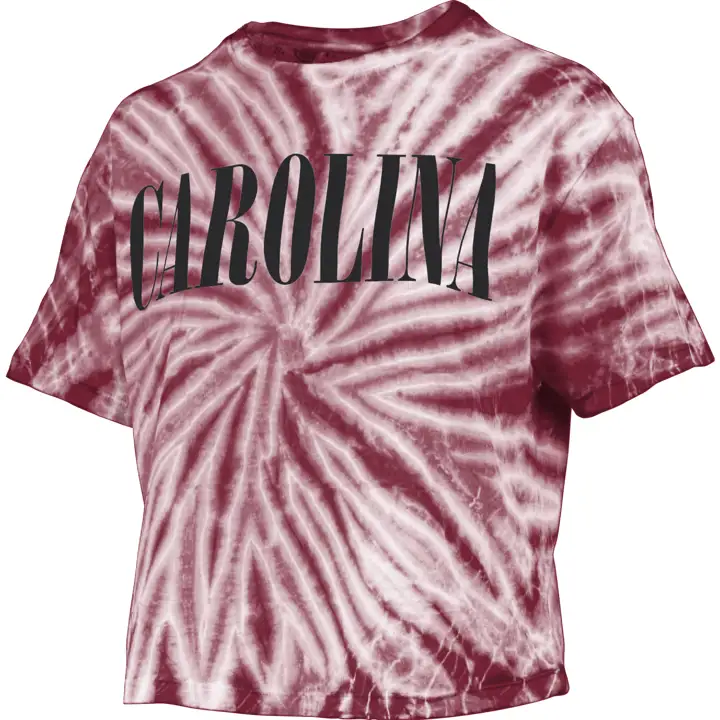 T-shirt court tie-dye femme NCAA Gamecocks de la Caroline du Sud 2
