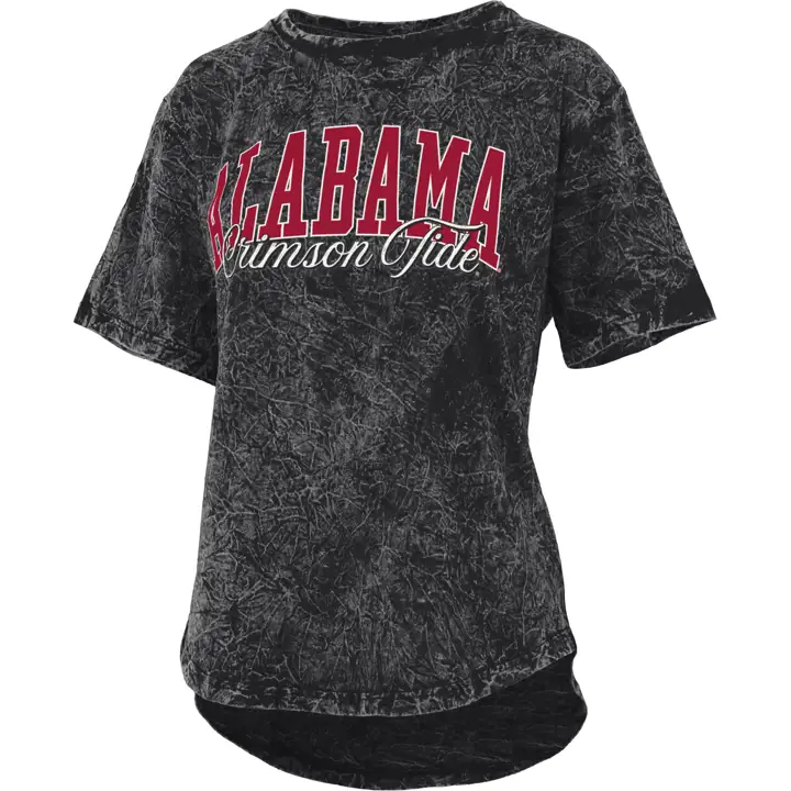 T-shirt Femme Alabama Crimson Tide NCAA Délavé Minéral 22 BL