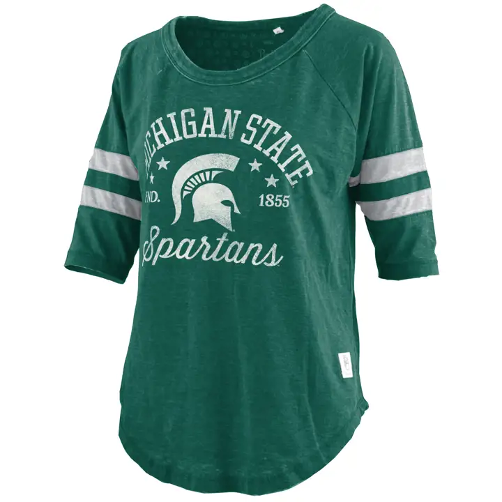 T-shirt Femme Jade NCAA Michigan State Spartans 22 GRN