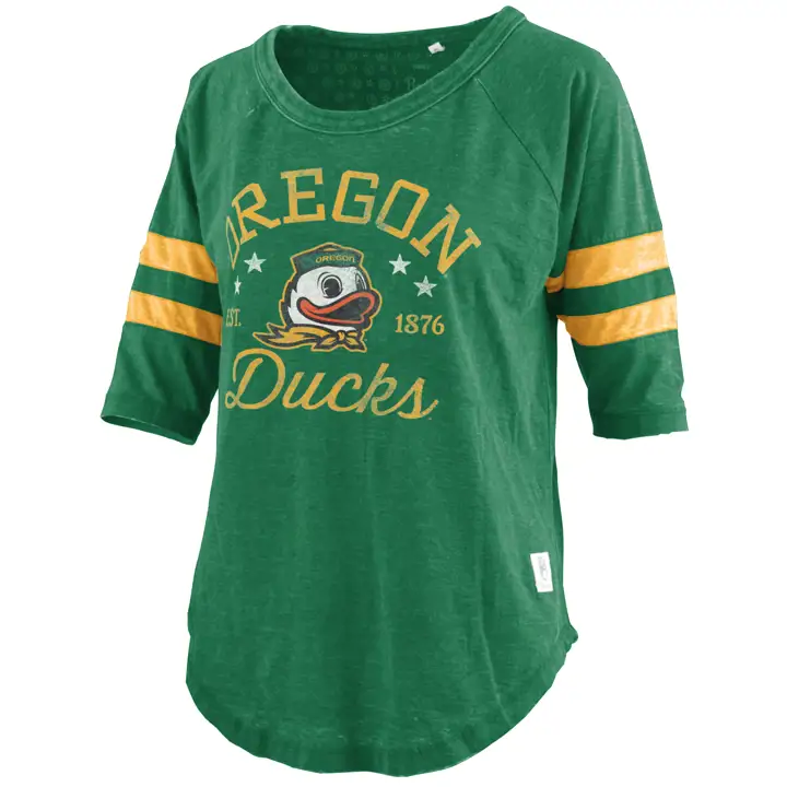 T-shirt Oregon Ducks NCAA Femme Jade 22 GRN