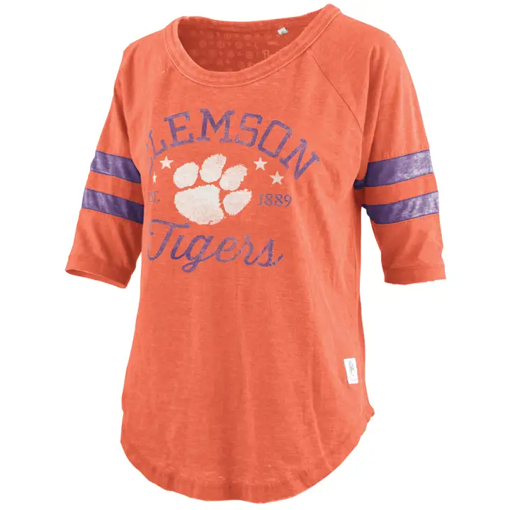 T-shirt femme Clemson Tigers NCAA Jade 22 ORG