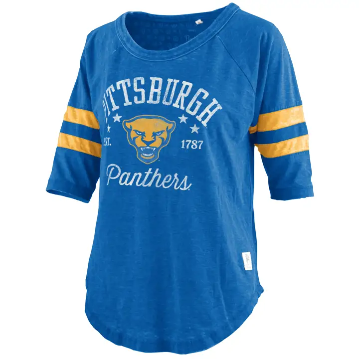 T-shirt Femme NCAA Pittsburgh Panthers Jade 22 BLEU
