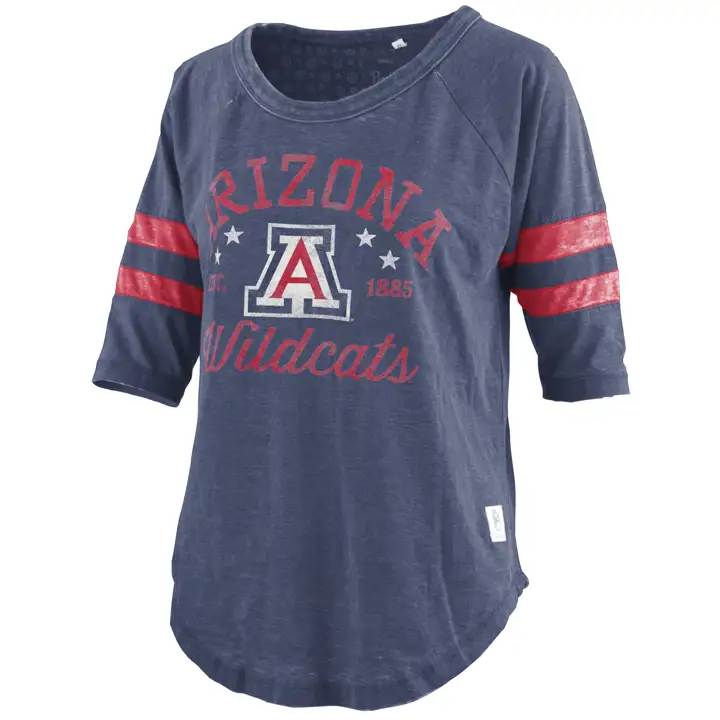 T-shirt Jade Arizona Wildcats NCAA Femme 22 MARINE