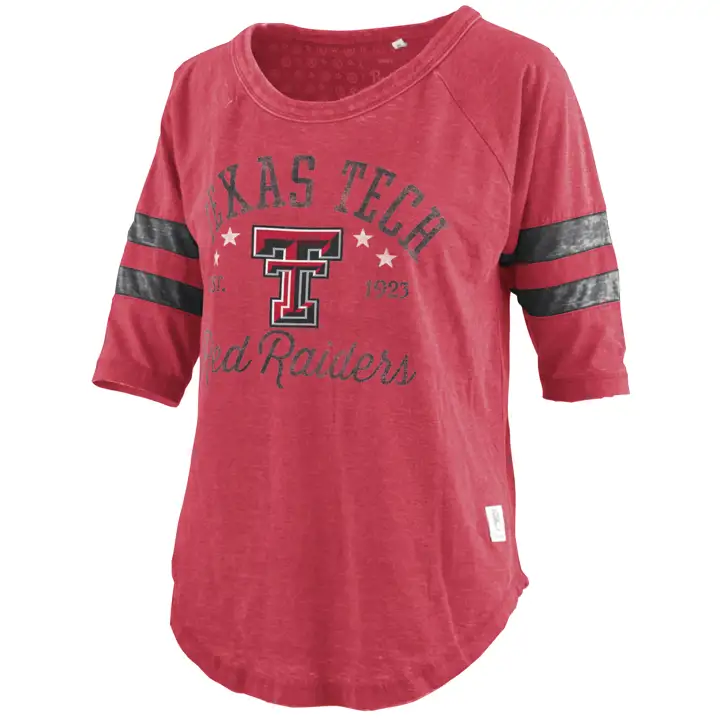 T-shirt Jade NCAA femme Red Raiders de Texas Tech 22 ROUGE