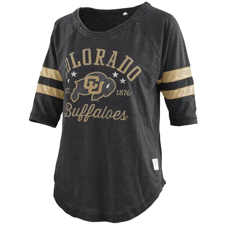 Colorado Buffaloes NCAA T-shirt Jade Femme 22 BLK