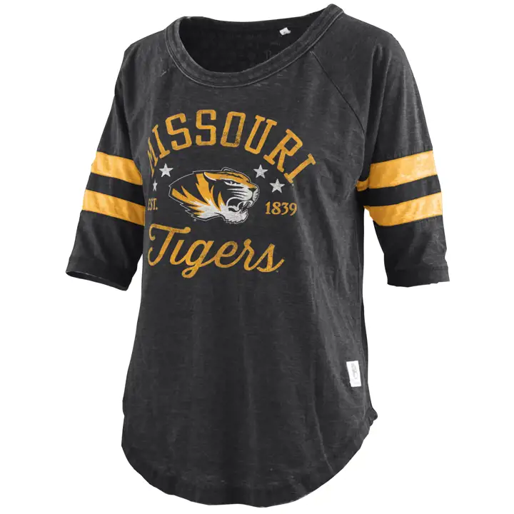 Missouri Tigers NCAA Femme T-shirt Jade 22 BLK