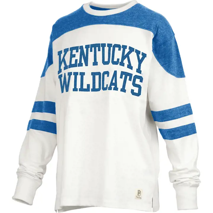 T-shirt demi-dos Kentucky Wildcats NCAA Femme manches longues 22 BLC/RB