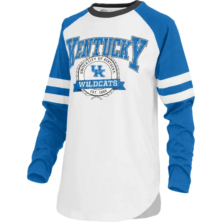 T-shirt à manches longues femme Kentucky Wildcats NCAA Brooking 22 BLANC/RB