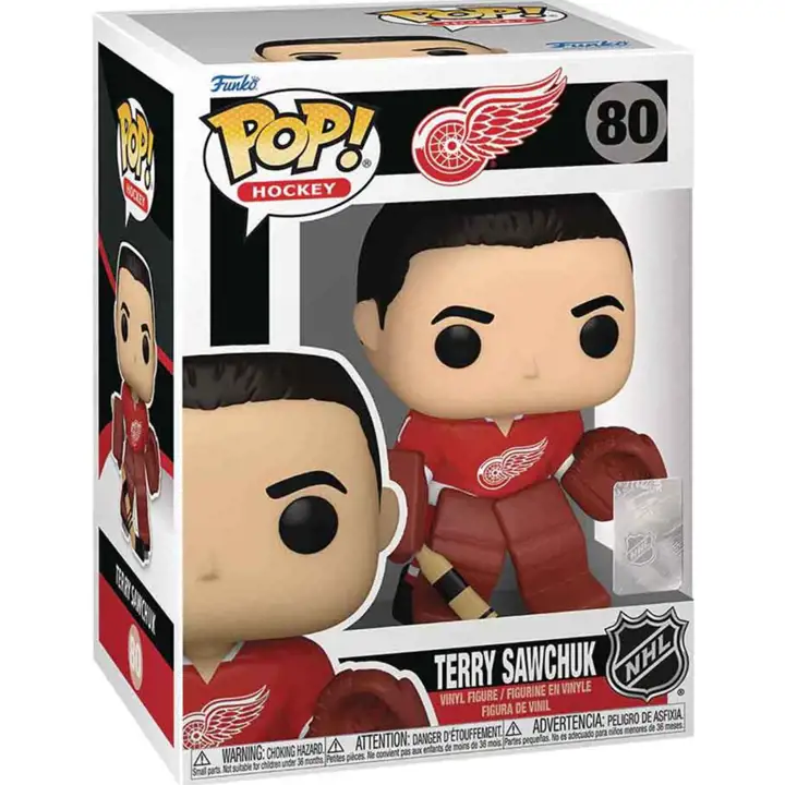 Figurine POP NHL: Légendes des Redwings de Detroit - Terry Sawchuk
