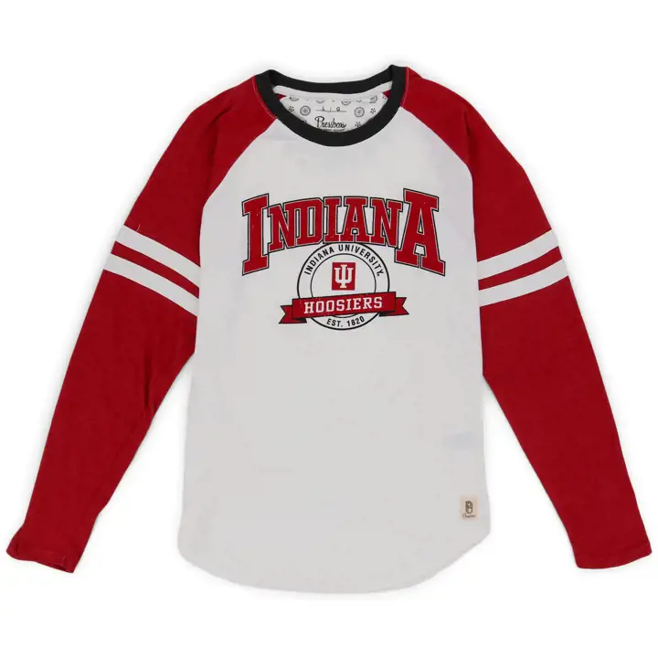 Indiana Hoosiers NCAA T-shirt Femme Brooking Manches Longues 22 BLN/CRI