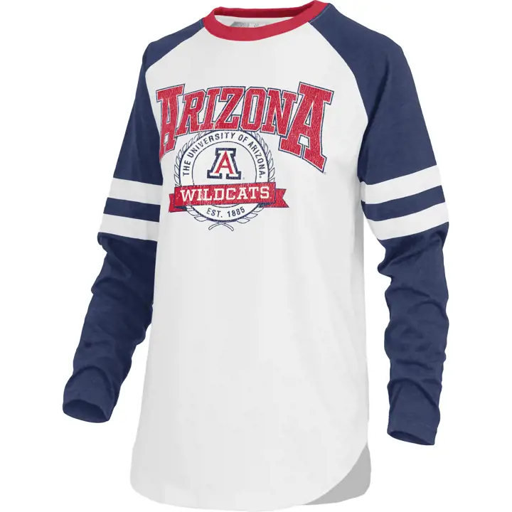 T-shirt manches longues femme Arizona Wildcats NCAA Brooking 22 BLA/MAR