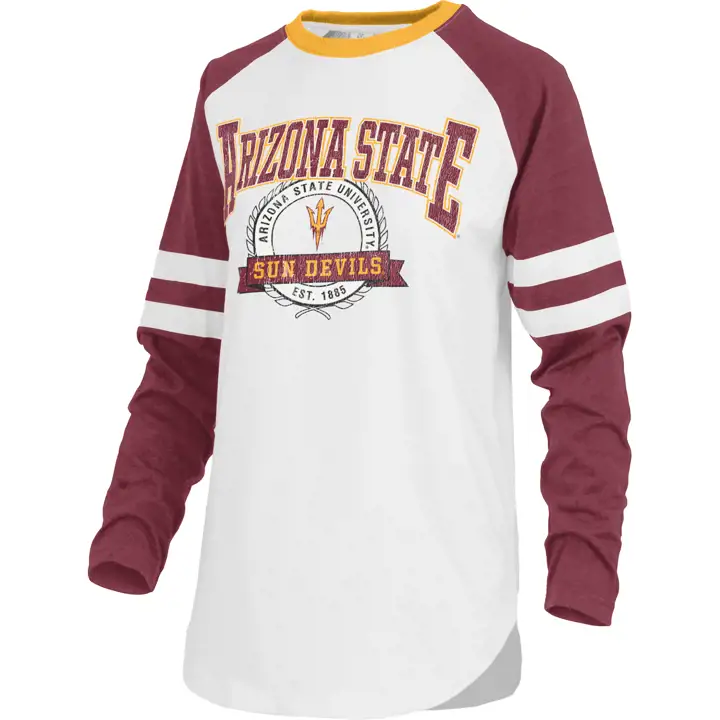 T-shirt manches longues NCAA pour femme Arizona State Sun Devils Brooking 22