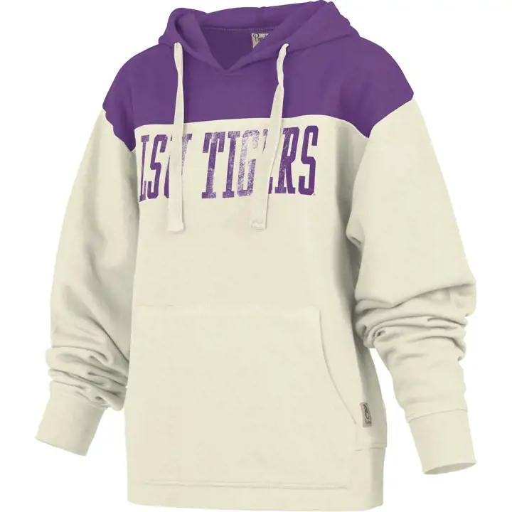 Sweat à capuche L.S.U. NCAA Femme Chicago 22 IVO/PUR