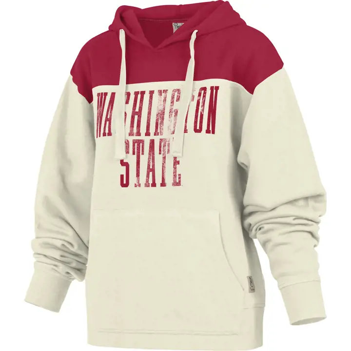 Sweat à capuche Chicago NCAA pour femme Washington State Cougars 22 IVO/