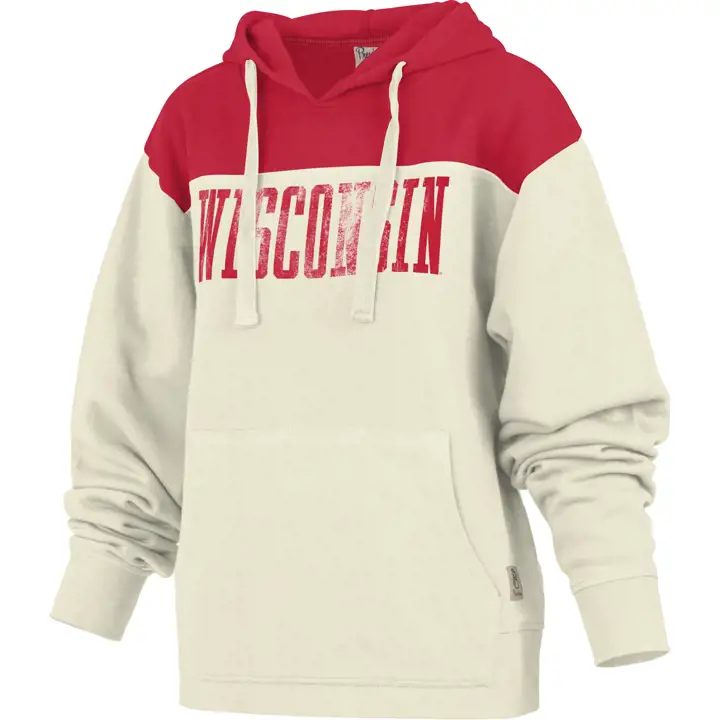 Sweat à capuche Femme NCAA Chicago Badgers du Wisconsin 22 IVO/ROUGE