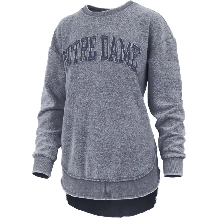 Notre Dame Fighting Irish NCAA Polaire Femme Délavée Vintage S