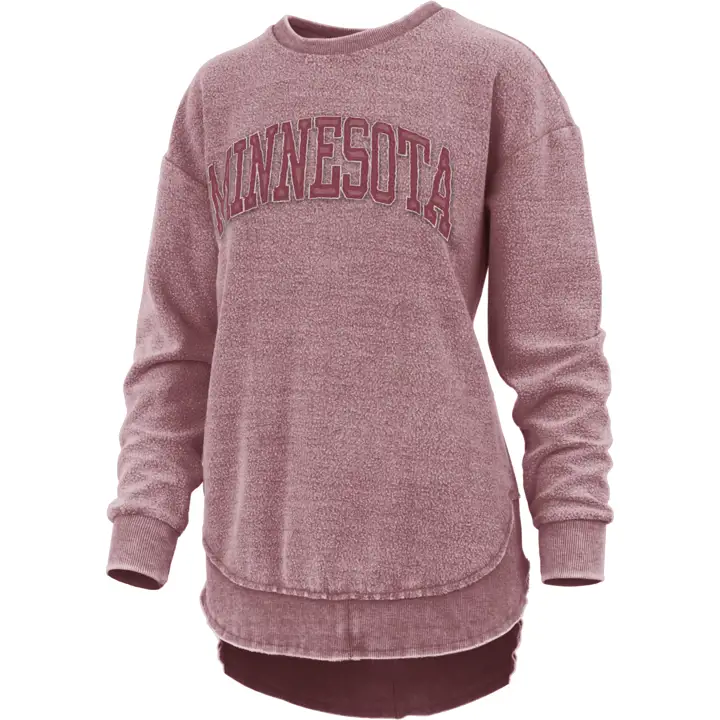 Minnesota Golden Gophers NCAA Women's Vintage Wash Fleece Sw