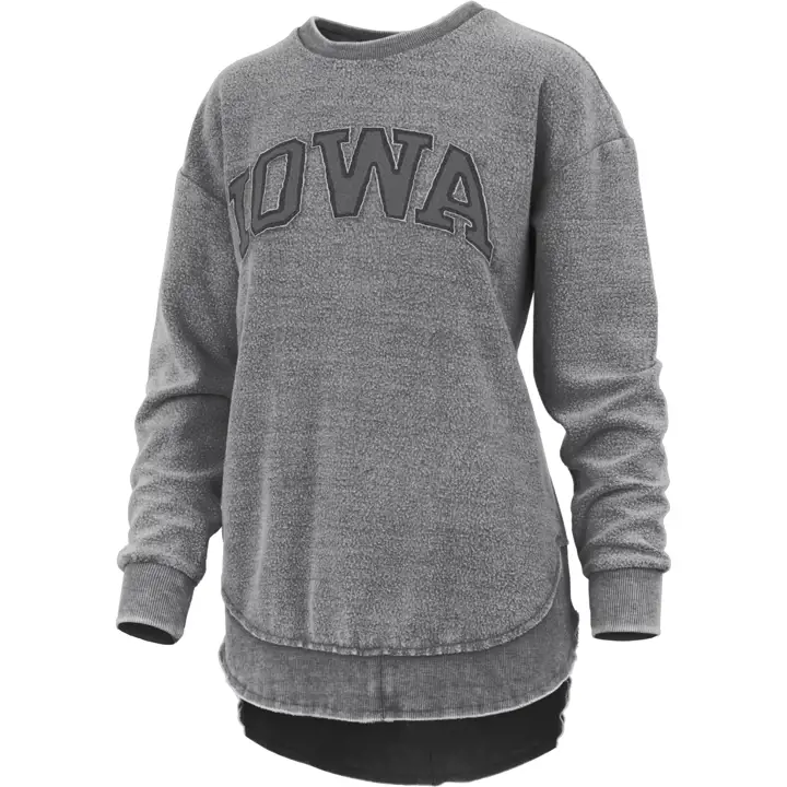 Iowa Hawkeyes NCAA Femme Vintage Lavé Polaire Sweat BL