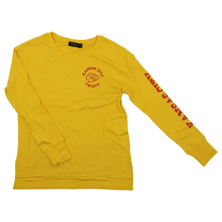 Kansas City Chiefs NFL Tee-shirt thermique femme Timeout 22 jaune