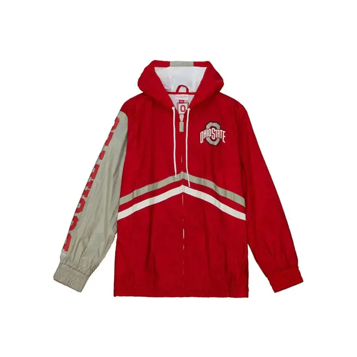 Coupe-vent Ohio State Buckeyes NCAA Undeniable à zip intégral 22