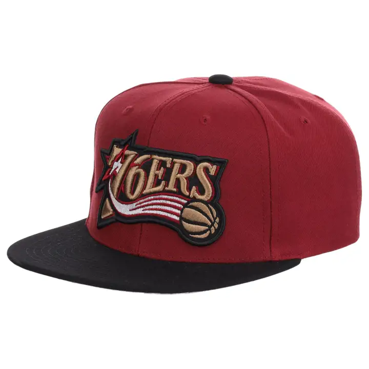 Casquette snapback Philadelphia 76ers NBA Free Bird crè/noi/gri