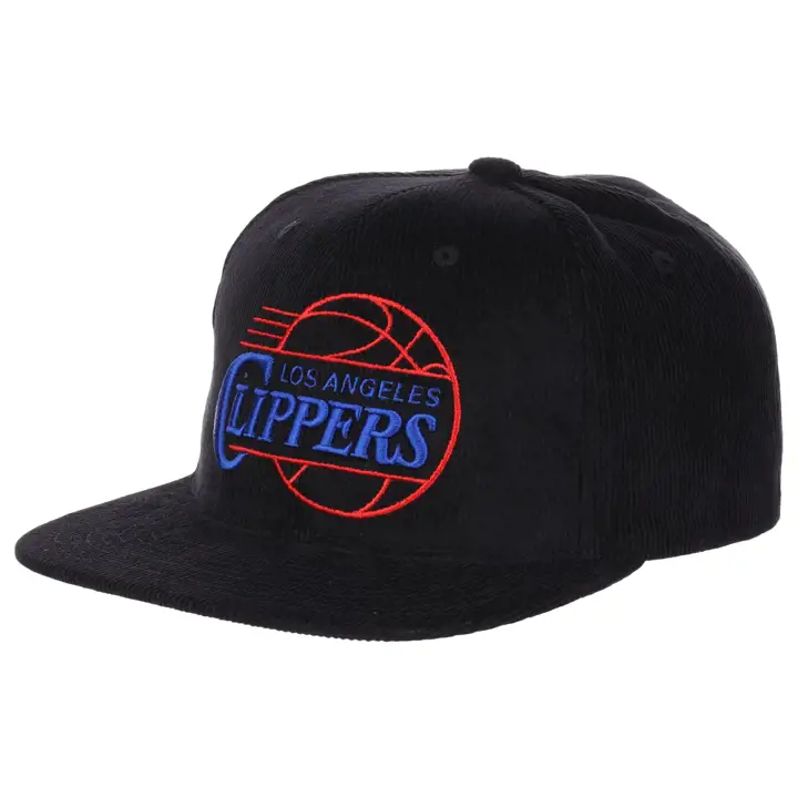 Los Angeles Clippers NBA Black Cord Snapback noir/noir/Bleu
