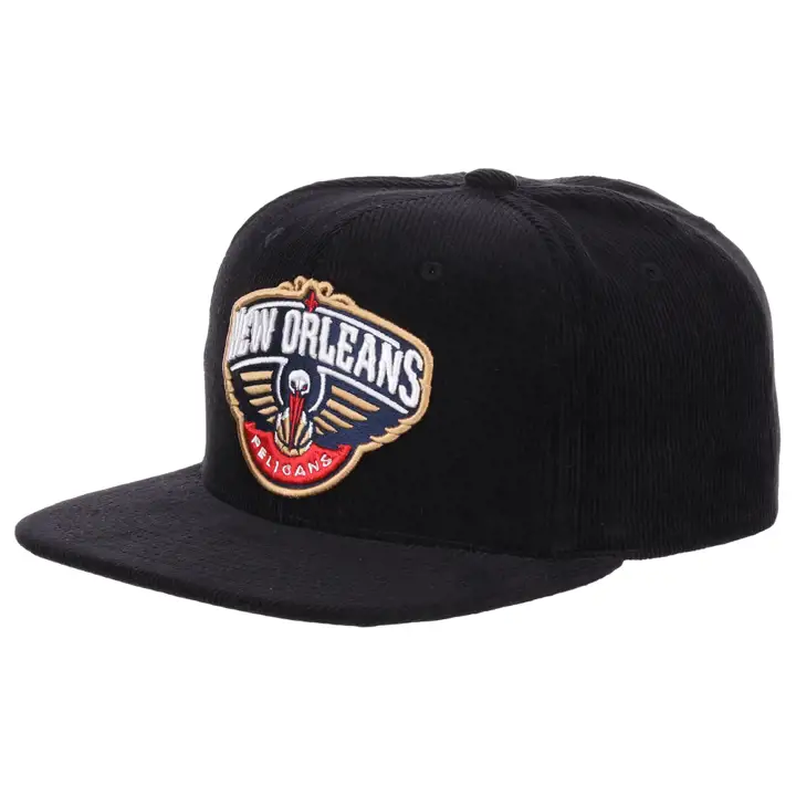 New Orleans Pelicans NBA Casquette Snapback à Cordon Noir blc/blc/Bleu