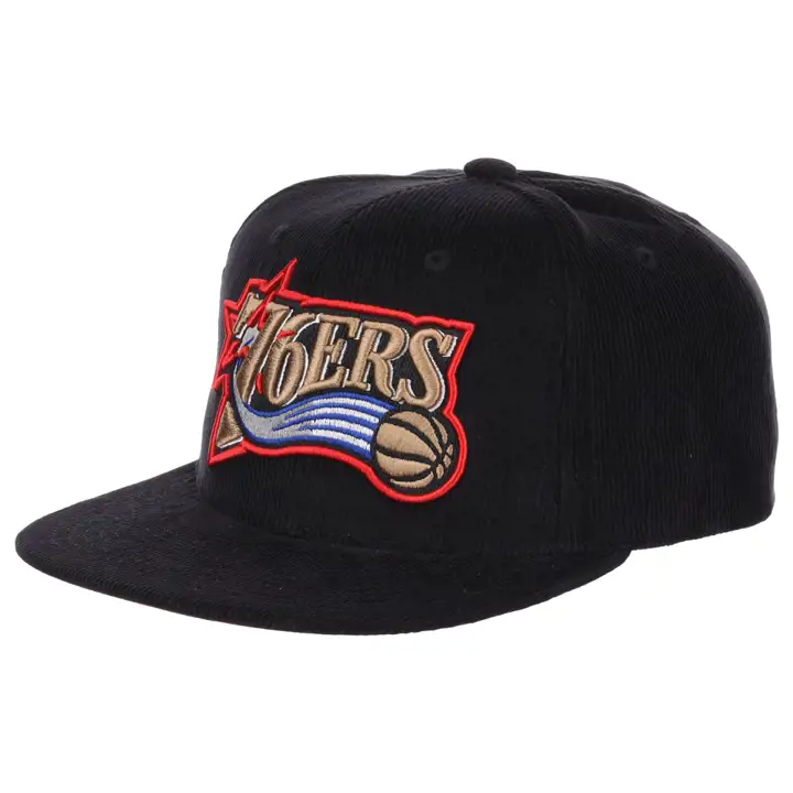 Philadelphia 76ers NBA Casquette noire à cordons réglable blk/blk/Red
