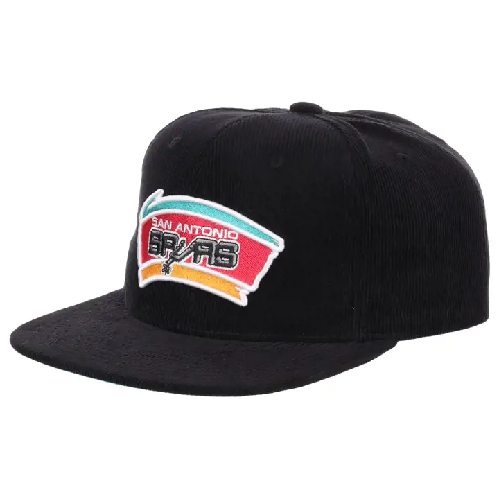 San Antonio Spurs NBA Casquette Snapback à Cordon Noir blk/blk/Teal