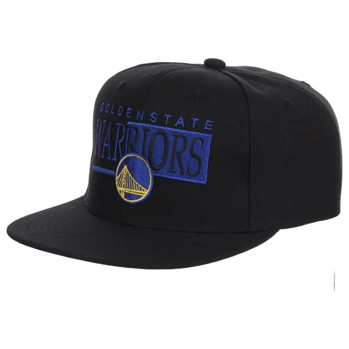 Casquette Snapback NBA Golden State Warriors Word Block noire/noire/grise