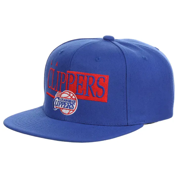 Casquette Snapback Los Angeles Clippers NBA Word Block noir/noir/gris