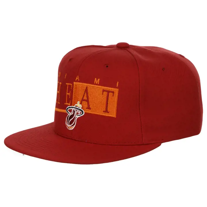 Casquette Miami Heat NBA Word Block noire/noire/grise