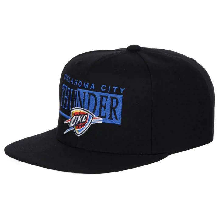 Casquette Snapback NBA Oklahoma City Thunder Word Block blk/blk/gry