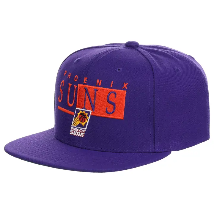 Casquette snapback Phoenix Suns NBA Word Block noire/noire/grise