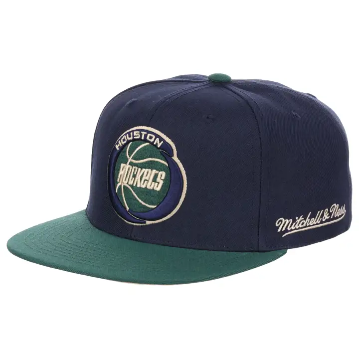 Casquette ajustée Houston Rockets NBA Grassland bleue/verte/beige