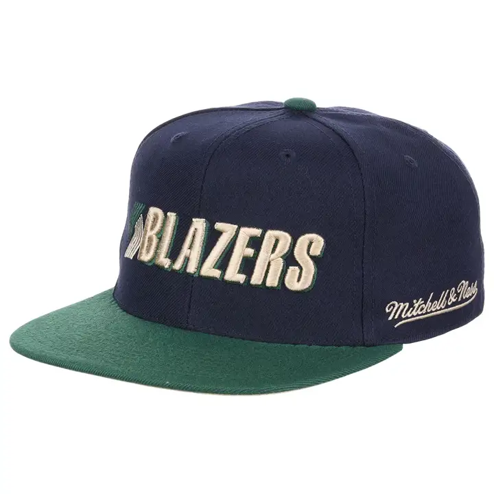Portland Trail Blazers NBA Prairie Ajusté bleu/vert/havane