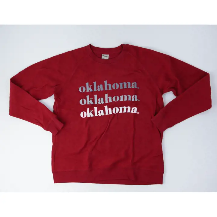 Sweat-shirt ras du cou RBL pour femme Oklahoma Sooners NCAA